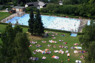 Freibad Schönbach Luftbild